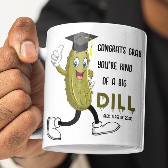 Funny Pickle Personalisierter Abschluss Geschenk 2 Kaffeetasse (Von Creator hochgeladen)