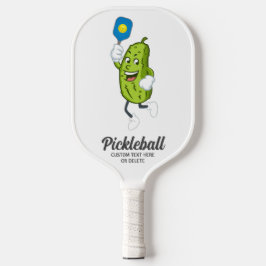 Funny Pickle Playing Pickleball Custom Text Pickle Schläger