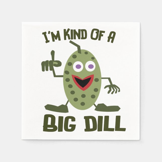 Funny Pickle Pub Cocktail Napkins Serviette (Vorderseite)