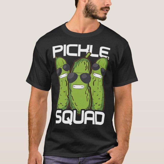 Funny Pickle Squad Novelty Gift Men Kids Big squad T-Shirt (Vorderseite)