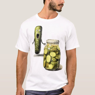 Funny Pickle Überraschung eine Gurke und ein Glas T-Shirt