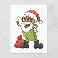 Funny Pickle Weihnachtsmann Weihnachten Cartoon Ur