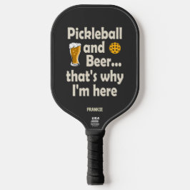 Funny Pickleball and Bier Das ist der Grund, warum Schläger