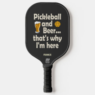 Funny Pickleball and Bier Das ist der Grund, warum Schläger