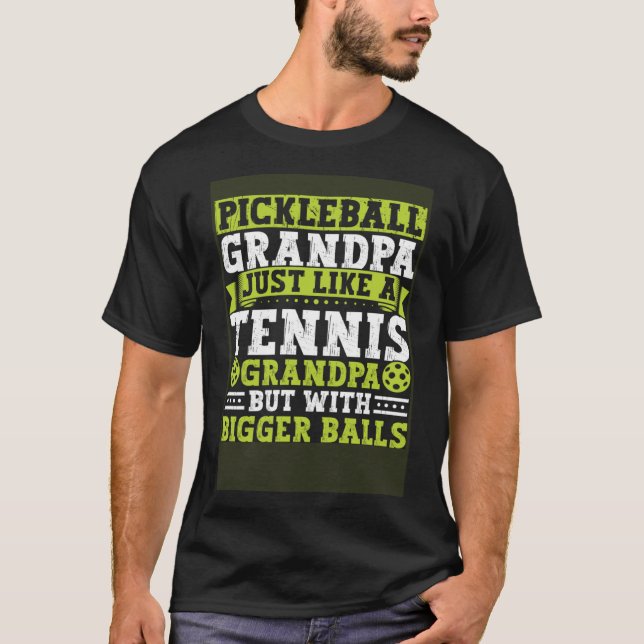 Funny Pickleball Apparel Pickleball Spieler für Gr T-Shirt (Vorderseite)