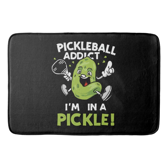 Funny-Pickleball Badematte (Vorderseite)