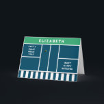 Funny Pickleball Birthday Karte<br><div class="desc">Creative Pickleball Geburtstagskarte für Pickleball Spieler mit Platz,  gelbem Pickleball und lustigen Zitaten. So personalisieren Sie Text bearbeiten,  um seinen Namen hinzuzufügen.</div>