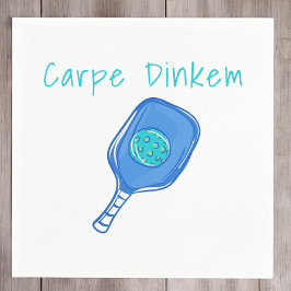 Funny Pickleball Carpe Dinkem Spaß Serviette