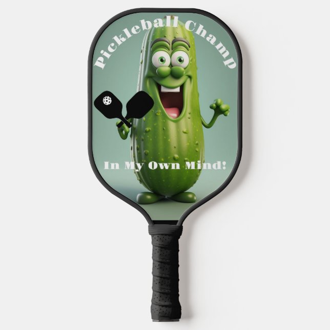 Funny Pickleball Champ Pickleball Paddle (Vorderseite)
