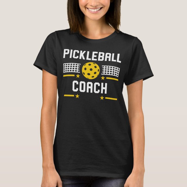 Funny Pickleball Coach Pension tee für Mama Vater (Vorderseite)