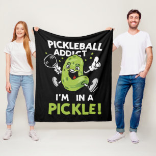 Funny-Pickleball Fleecedecke