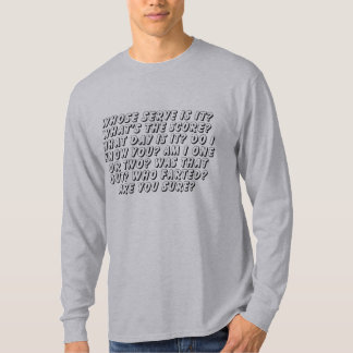 Funny Pickleball Fragen T-Shirt