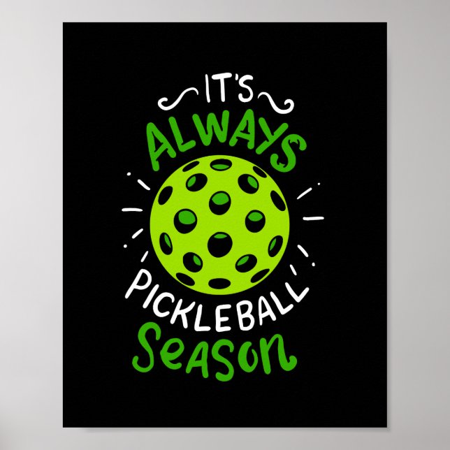 Funny Pickleball Geschenke Poster (Vorne)