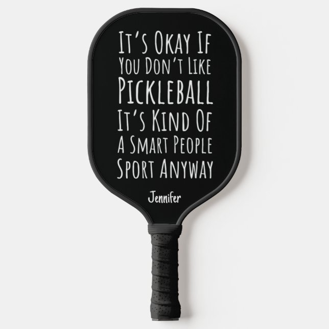 Funny Pickleball Gifts Player Lover Fan Humor Schläger (Vorderseite)