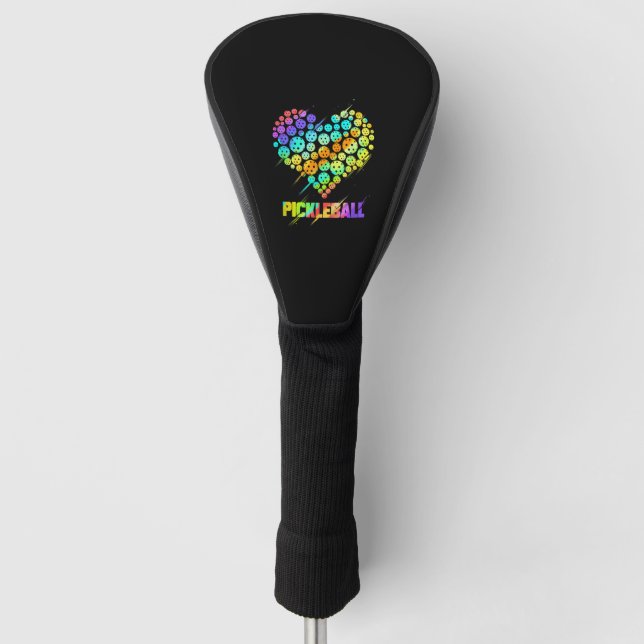 Funny Pickleball Golf Headcover (Vorderseite)