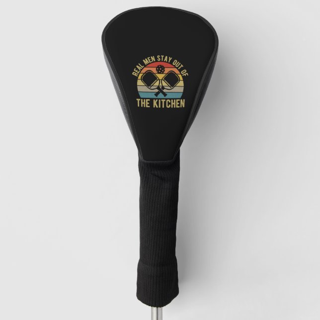 Funny Pickleball Golf Headcover (Vorderseite)