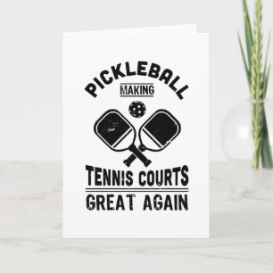 Funny Pickleball Groß wieder Dink Geschenk Karte