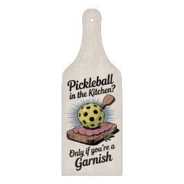 Funny Pickleball In The Kitchen Garnish Schneidebrett