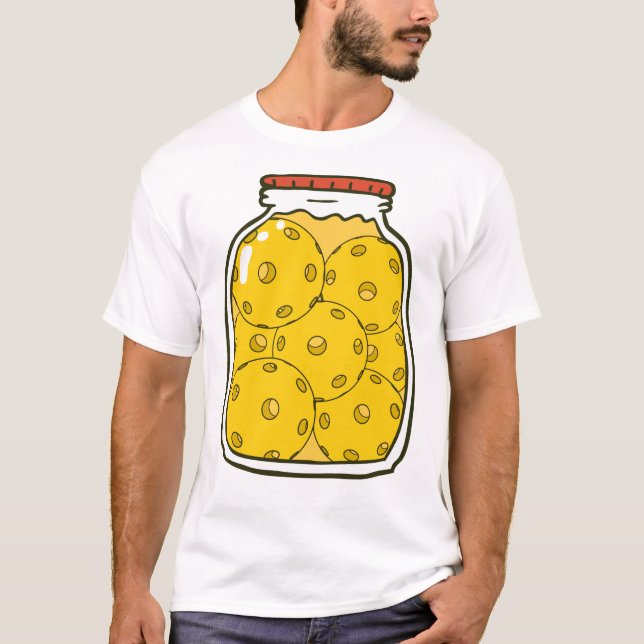 Funny Pickleball Jar T-Shirt (Vorderseite)