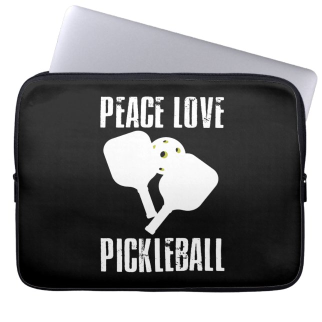 Funny Pickleball Laptopschutzhülle (Vorderseite)