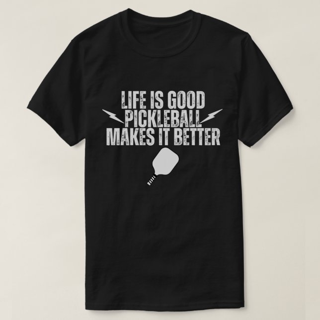 Funny Pickleball Mens Tshirts | Pickleball (Design vorne)