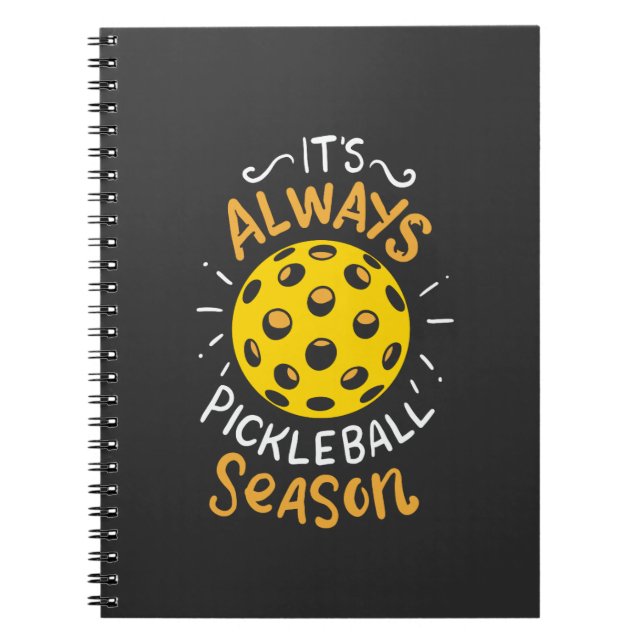 Funny Pickleball Notizblock (Vorderseite)