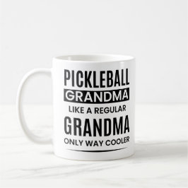 Funny Pickleball Oma wie ein normales Oma Kaffeetasse
