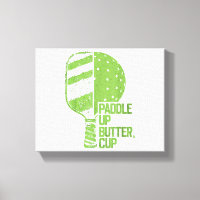 Funny Pickleball Paddle Up Butter Cup