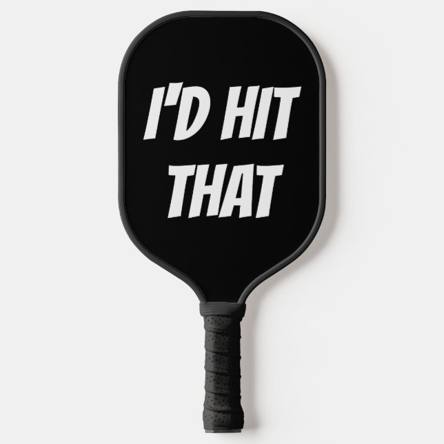 FUNNY PICKLEBALL PADDLES 'ICH HÄTTE DAS GESCHLAGEN (Vorderseite)