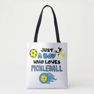 Funny Pickleball Player Just A Boy Who Loves Pickl