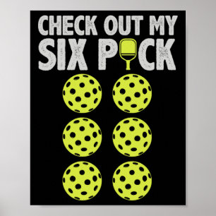 Funny Pickleball Player Men Paddleball Karo My Si Poster