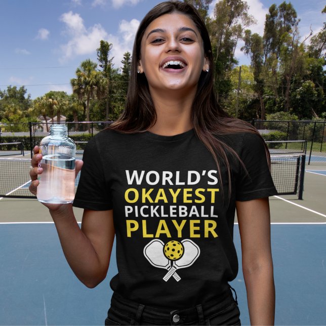 Funny Pickleball Player Paddle T-Shirt (Von Creator hochgeladen)