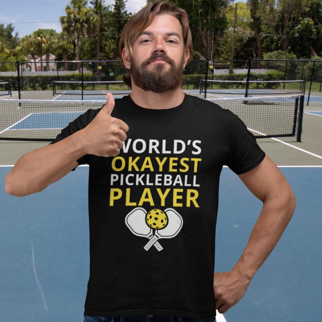 Funny Pickleball Player Paddle T-Shirt (Von Creator hochgeladen)