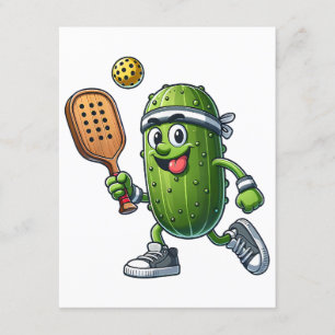 Funny Pickleball Player Paddleball Lover Begleitkarte