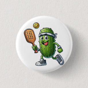 Funny Pickleball Player Paddleball Lover Button