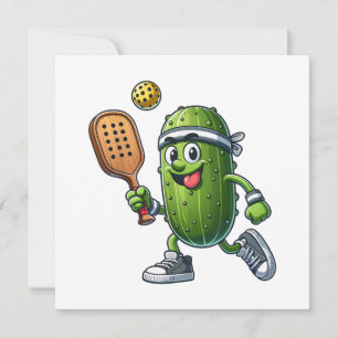 Funny Pickleball Player Paddleball Lover Einladung