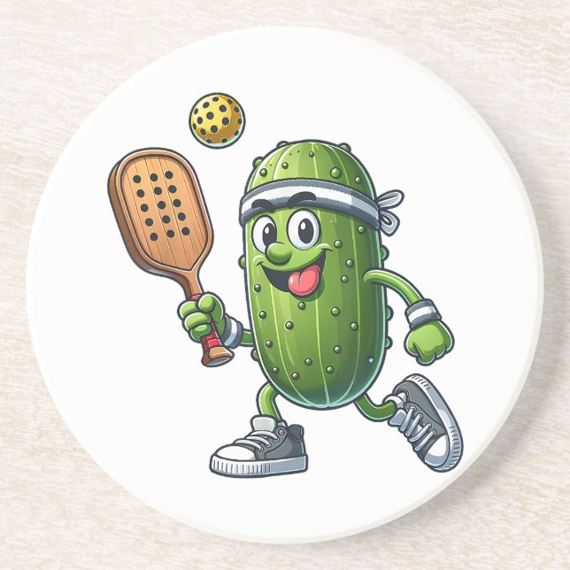 Funny Pickleball Player Paddleball Lover Getränkeuntersetzer (Vorne)