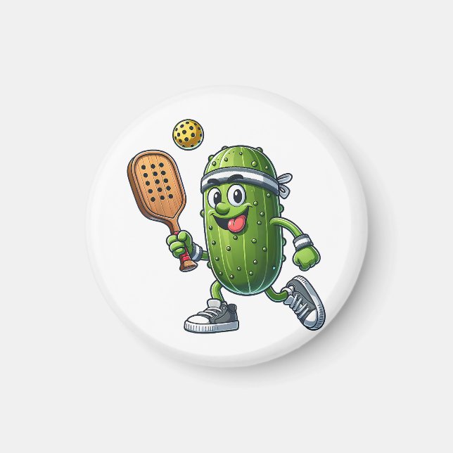 Funny Pickleball Player Paddleball Lover Magnet (Vorne)