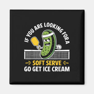 Funny Pickleball Player Paddleball Lover Men Fraue Magnet