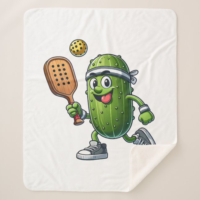Funny Pickleball Player Paddleball Lover Sherpadecke (Vorderseite)
