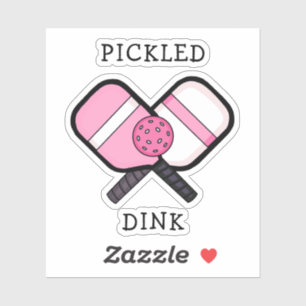 Funny Pickleball Pun Aufkleber