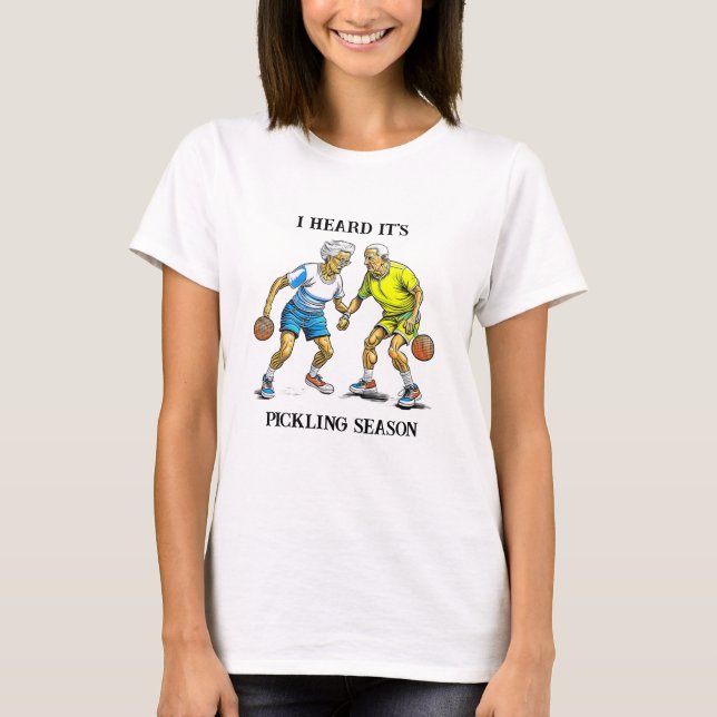 Funny Pickleball Pun | Fangsaison T-Shirt (Vorderseite)