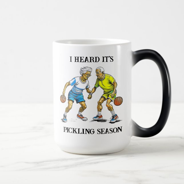 Funny Pickleball Pun | Fangsaison Verwandlungstasse (Rechts)