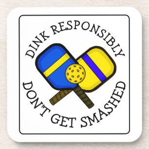 Funny Pickleball Pun   Lassen Sie sich nicht zersc Getränkeuntersetzer