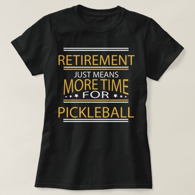 Funny Pickleball Redewendungen T-Shirt (Design vorne)