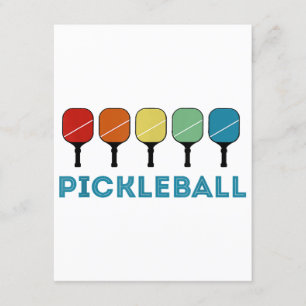 Funny Pickleball Retro Vintag Begleitkarte