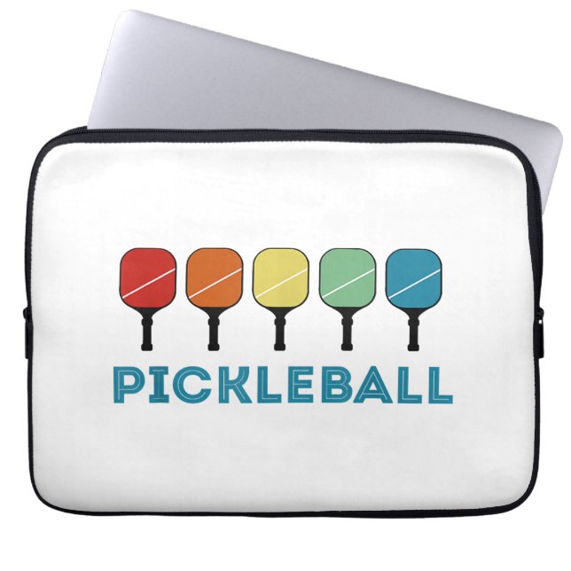 Funny Pickleball Retro Vintag Laptopschutzhülle (Vorderseite)