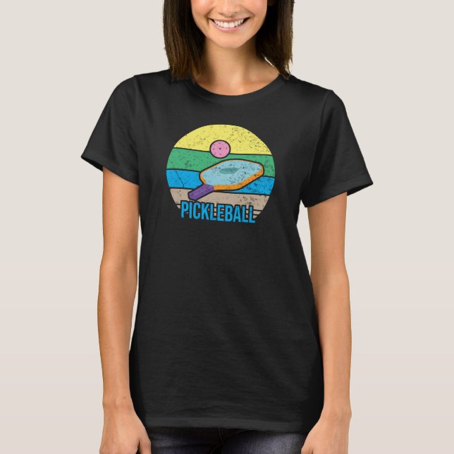 Funny Pickleball Retro Vintag T-Shirt (Vorderseite)