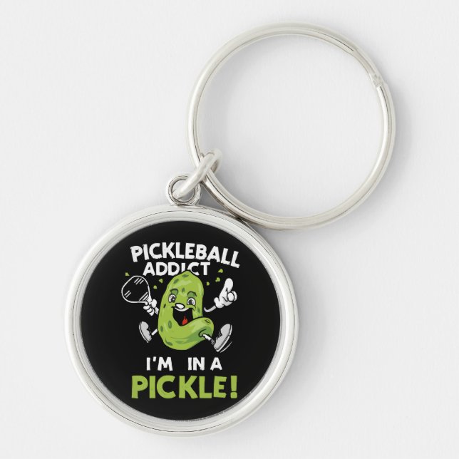 Funny-Pickleball Schlüsselanhänger (Vorne)