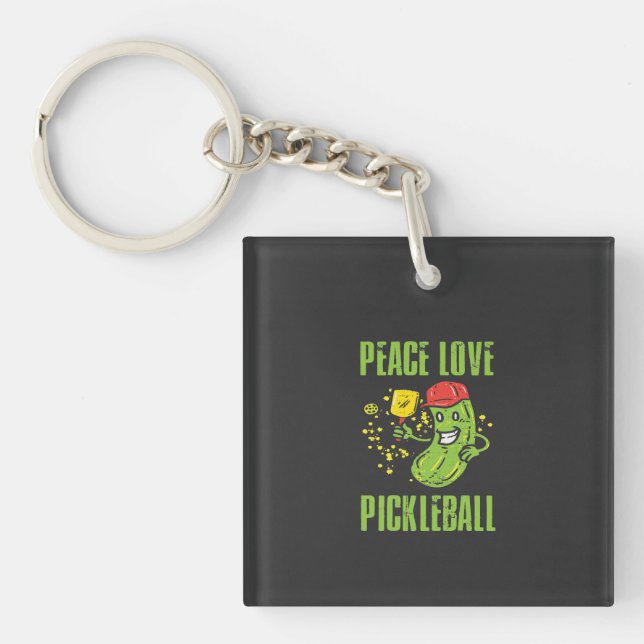Funny Pickleball Schlüsselanhänger (Vorderseite)